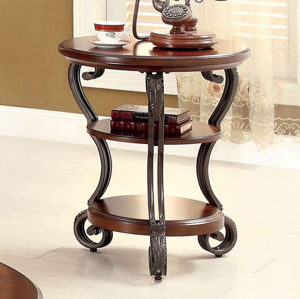 May Transitional Style Side Table