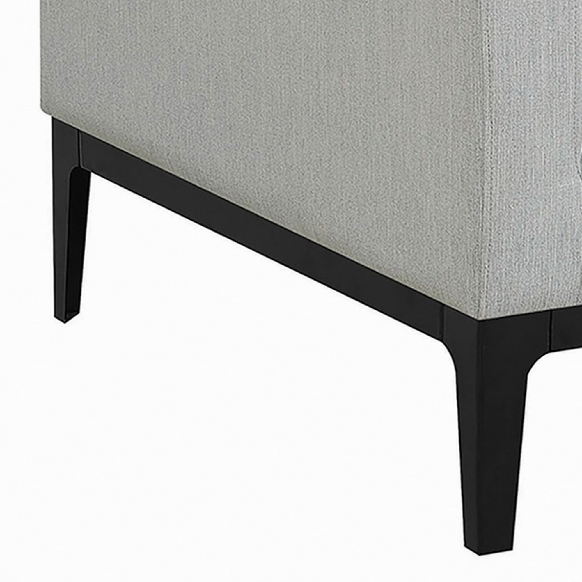 Fabric Upholstered Arm Chair with Reversible Cushions and Pillows, Gray