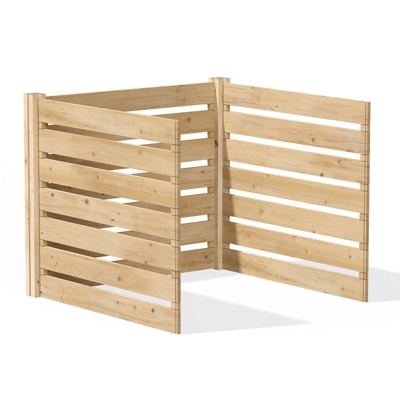 Add on Kit for Cedar Wood Compost Bin - Made in the USA (size: 174 Gal)